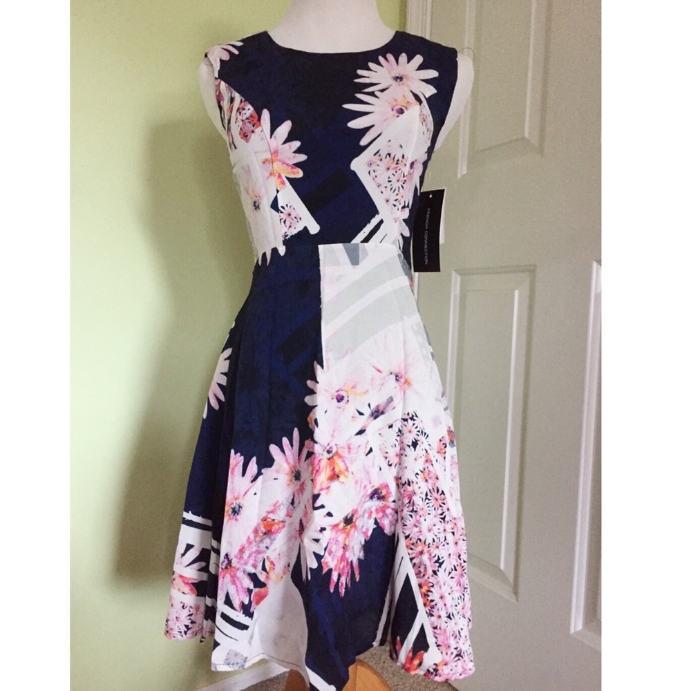 floral dress, pretty for graduation/wedding